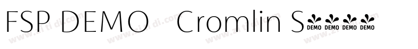 FSP DEMO   Cromlin S字体转换